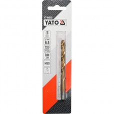 YATO Burghiu pentru metal HSS-TiN, diametru 6.5 mm..